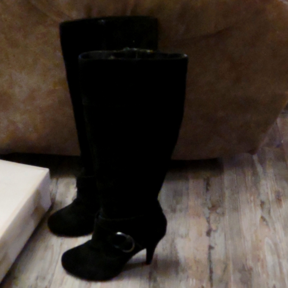 Steve Madden Black Boots, size 10